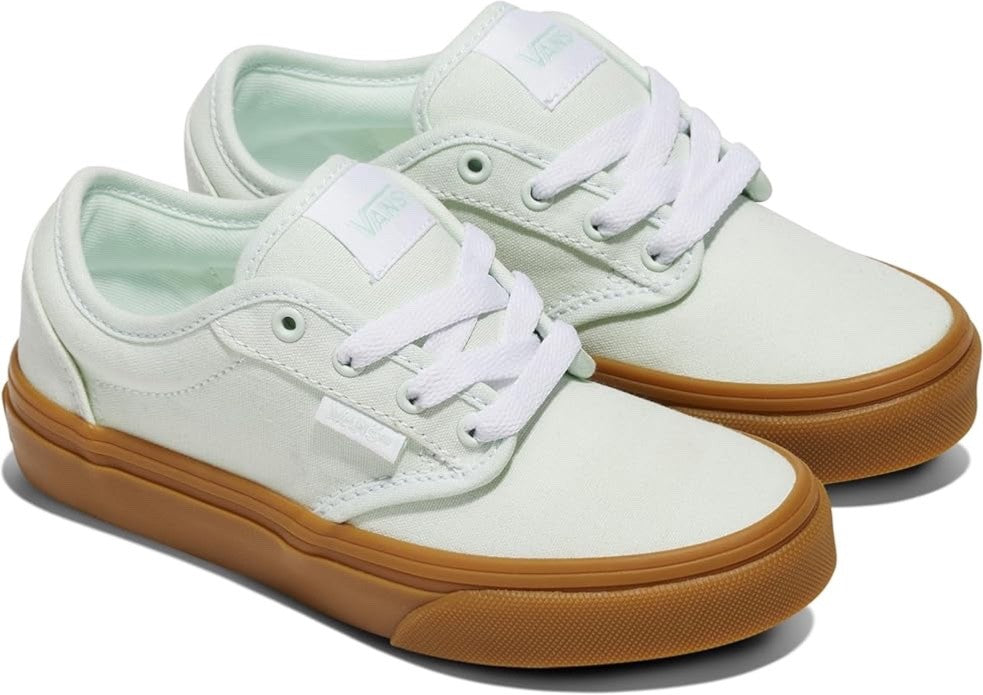 VANS Atwood Sneaker Gum Spa Blue Color Size Youth 6 NEW