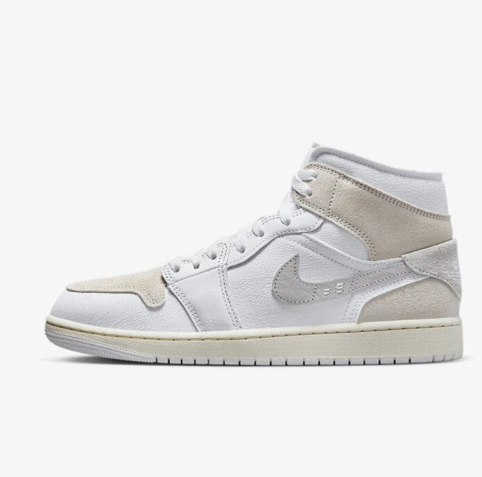 Nike Air Jordan 1 SE Craft Mid Inside Out White Sail DM9652 120 Size 11.5
