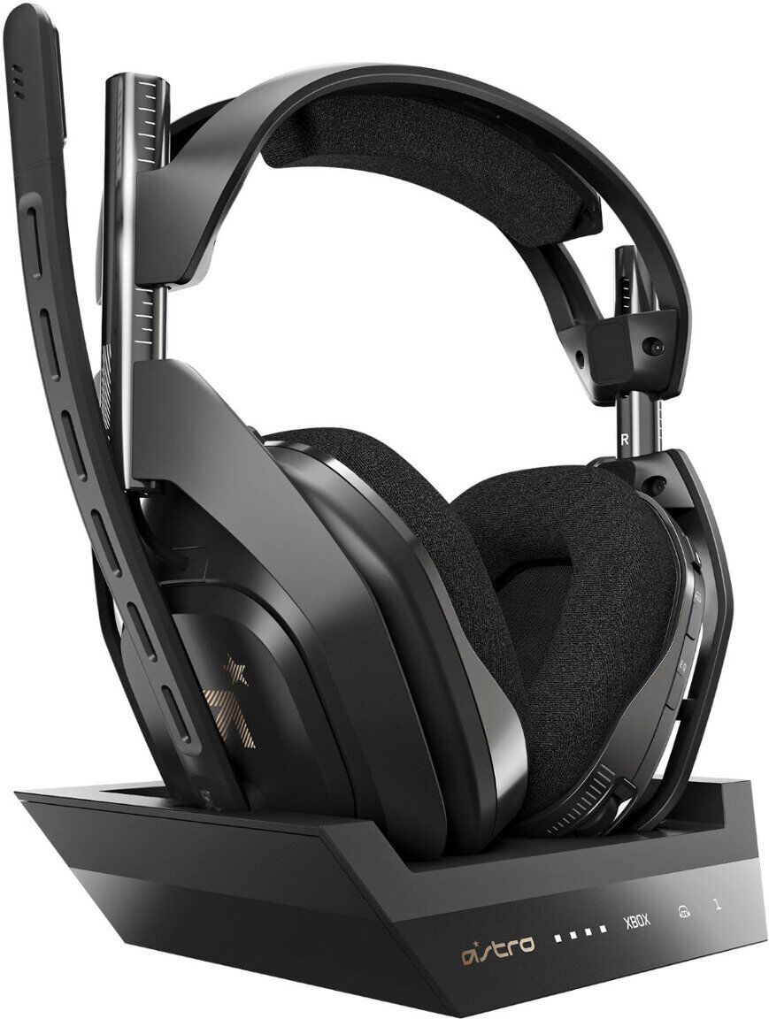 Astro Gaming A50 4th Gen Wireless Headphones + Base Station XBox PC MAC - Black