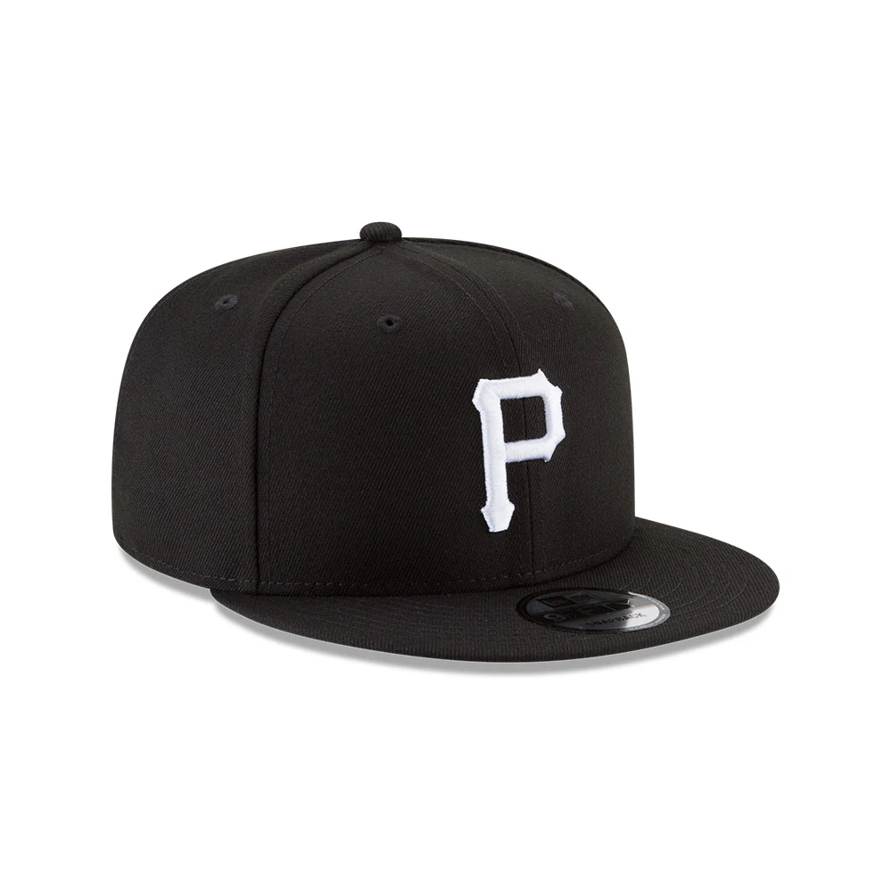 NEW ERA Pittsburgh Pirates Black/White MLB Basic 9Fifty Snapback Hat