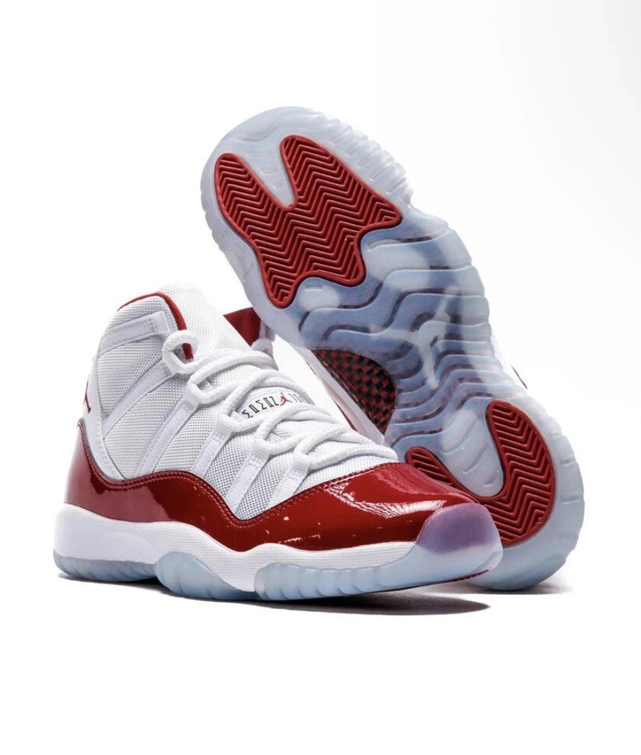 Nike Air Jordan 11 Retro Cherry Grade School 378038-116 GS 6Y