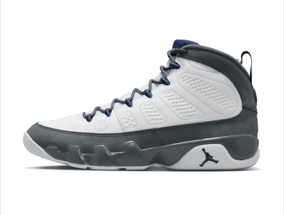 Nike Air Jordan 9 Retro Flint Grey French Blue HV4794-100 Men's Size 11.5