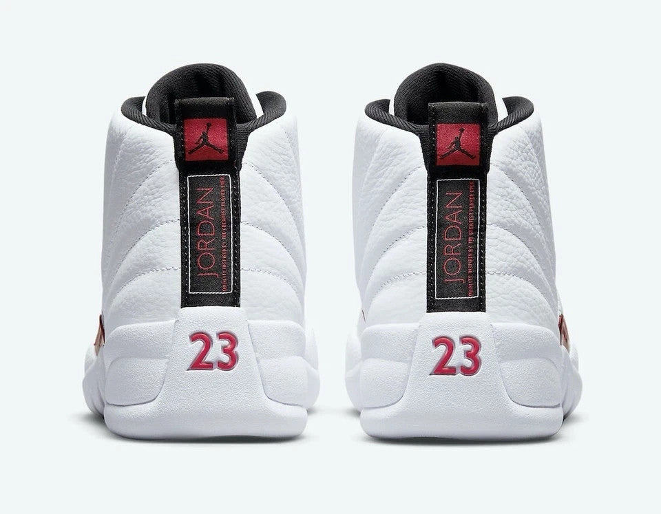 Nike Air Jordan 12 Retro Size 8 CT8013-106 White Red "Twist" Size 8