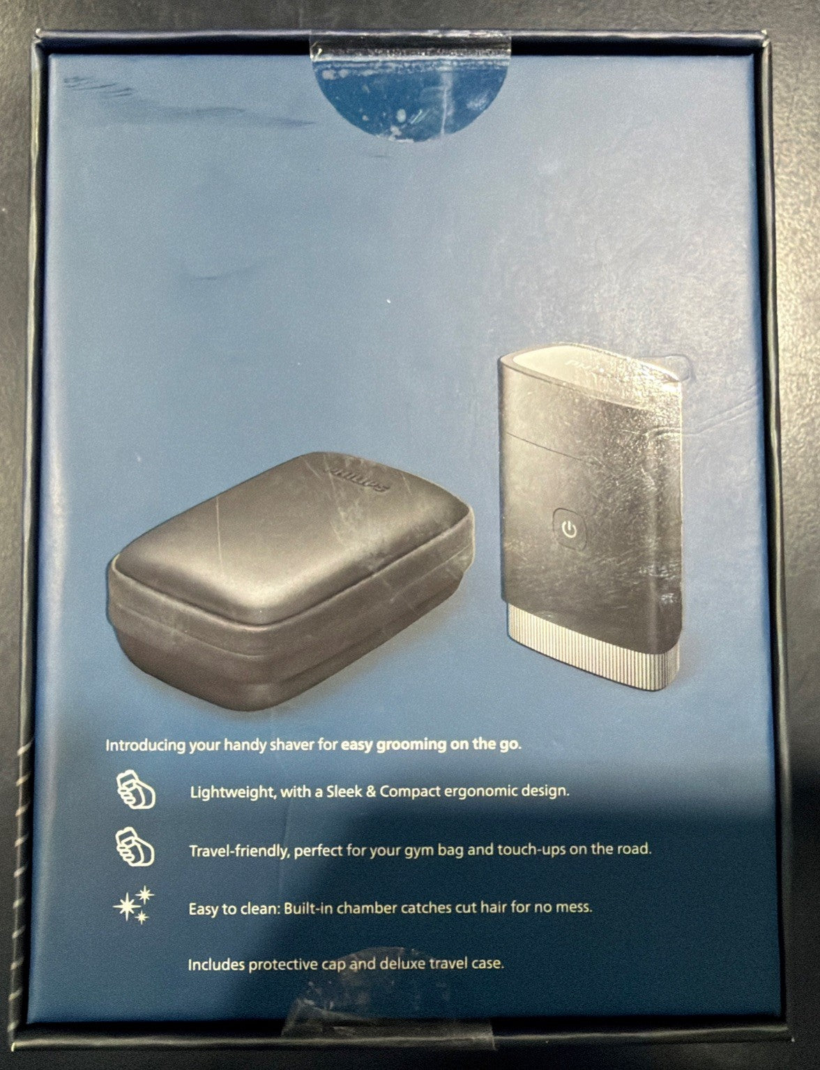 NEW Philips NORELCO 5V Compact Wet/Dry Shaver PQ888/81 Black/Silver 0534