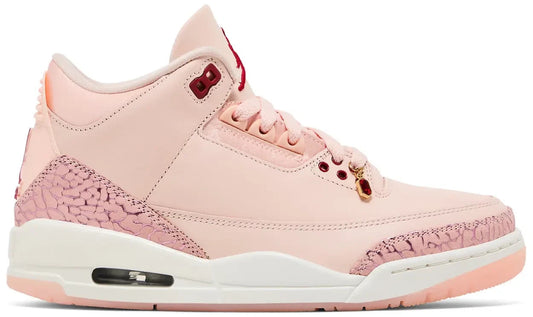 Nike Air Jordan Retro 3 Vday HJ0178-600 Size 9.5 WMNS/ 8 MENS