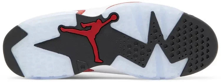 Nike Air Jordan Retro 6 White and University Red 2022 CT8529 162 Size 10.5