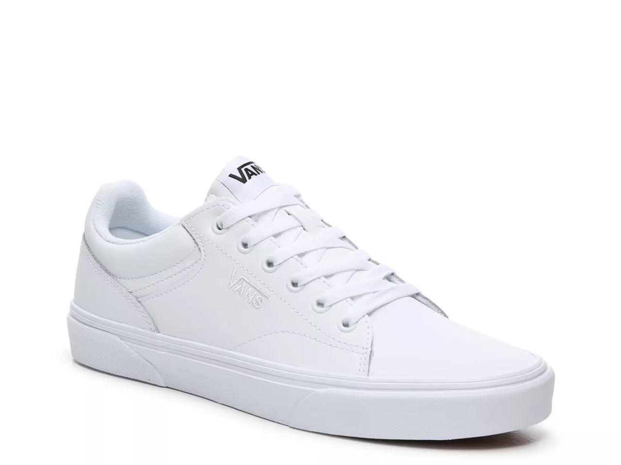 Vans Seldan Low Top Lace Up Sneakers Shoes Tumble White Men's