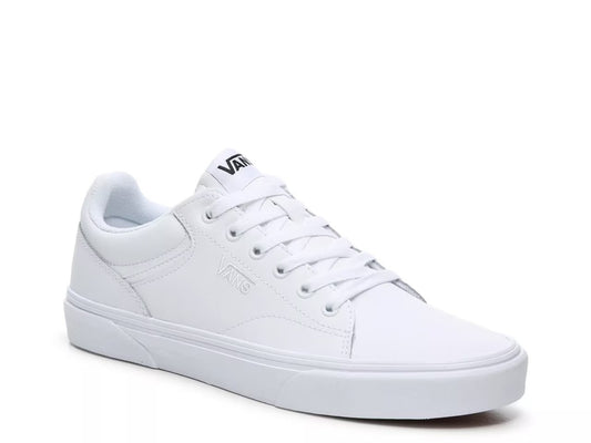 Vans Seldan Low Top Lace Up Sneakers Shoes Tumble White Men's