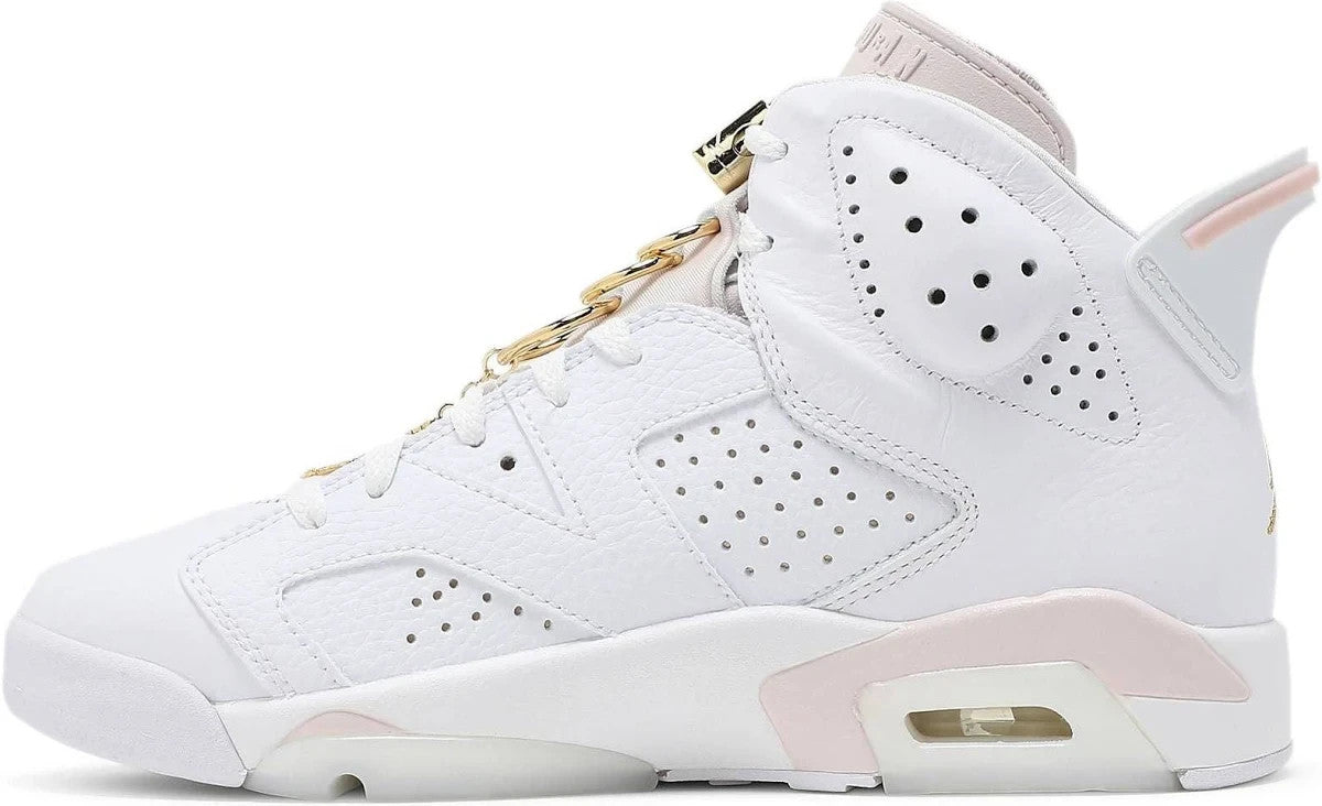 Air Jordan 6 Retro Gold Hoops DH9696 100 Size 11.5 WMNS/10 Mens