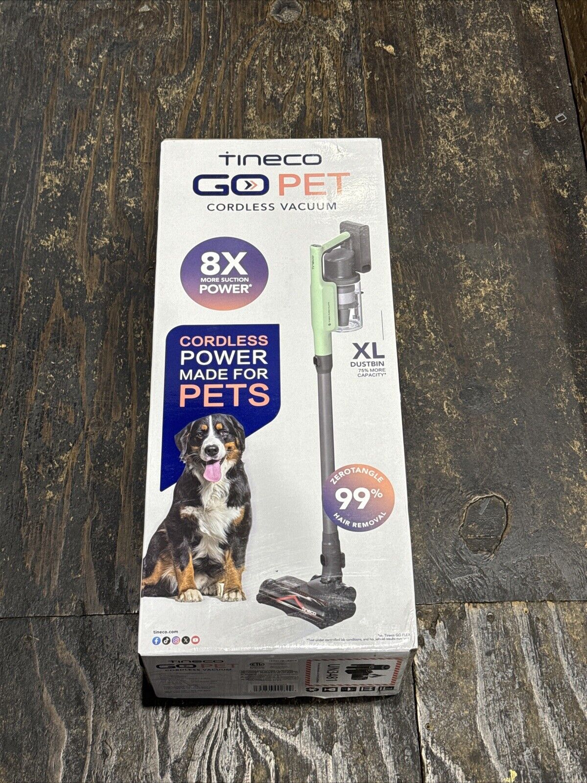 Tineco GO Pet Cordless Stick Vacuum with ZeroTangle Brush Technology Seafoam ...