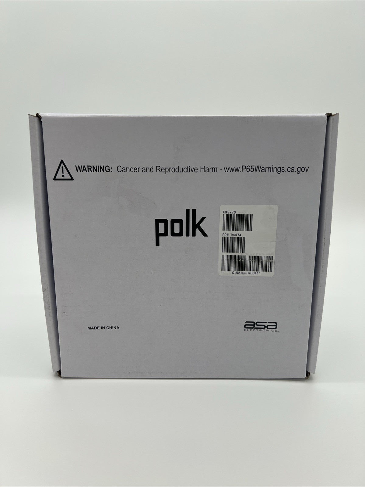POLK ULTRAMARINE 7.7" SILVER COAXIAL SPEAKER UMS77S BOAT MARINE WATERPROOF