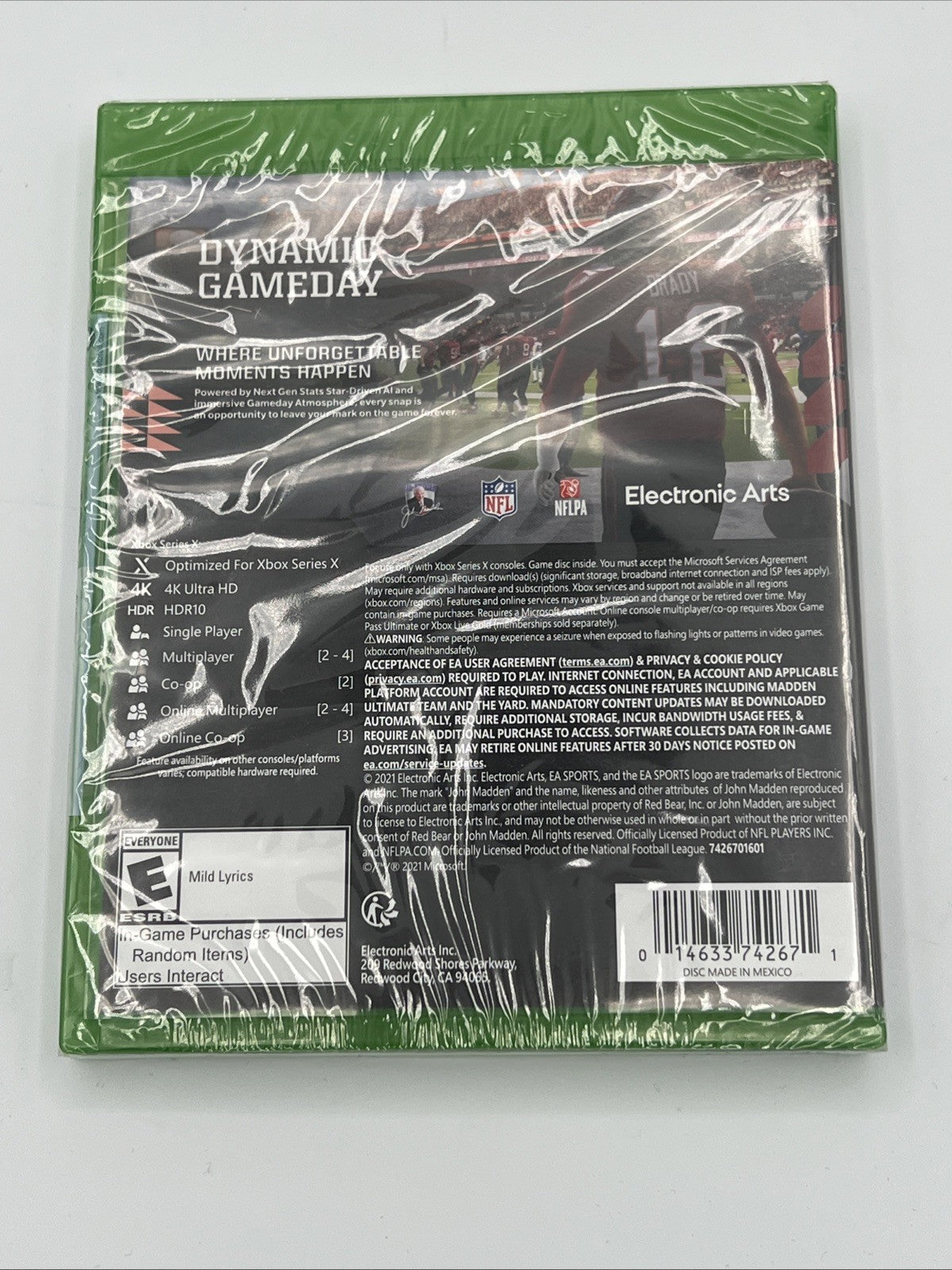 Madden NFL 22 Xbox Series X Brand New - Sealed