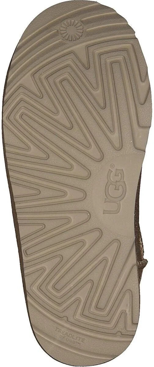 UGG CLASSIC SHORT II GLITTER GOLD KIDS YOUTH BOOTS SIZE US 4/ UK 3
