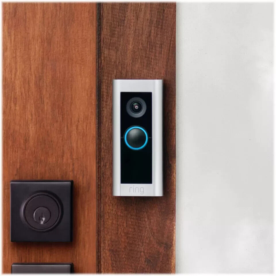 Ring Video Doorbell Pro 2 Smart WiFi Video Doorbell Wired - Satin Nickel