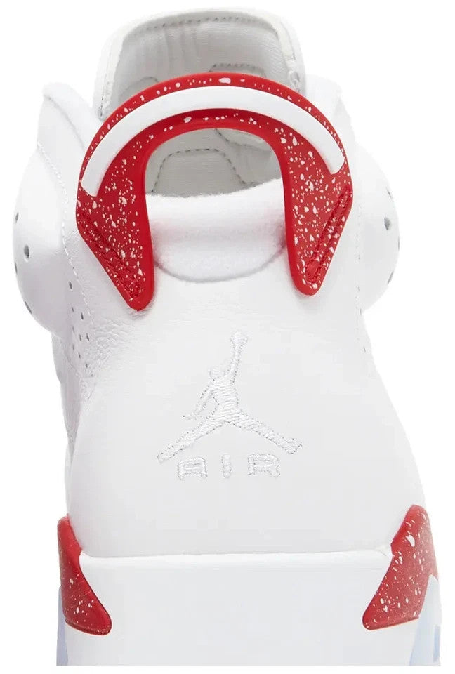 Nike Air Jordan Retro 6 White and University Red 2022 CT8529 162 Size 10.5