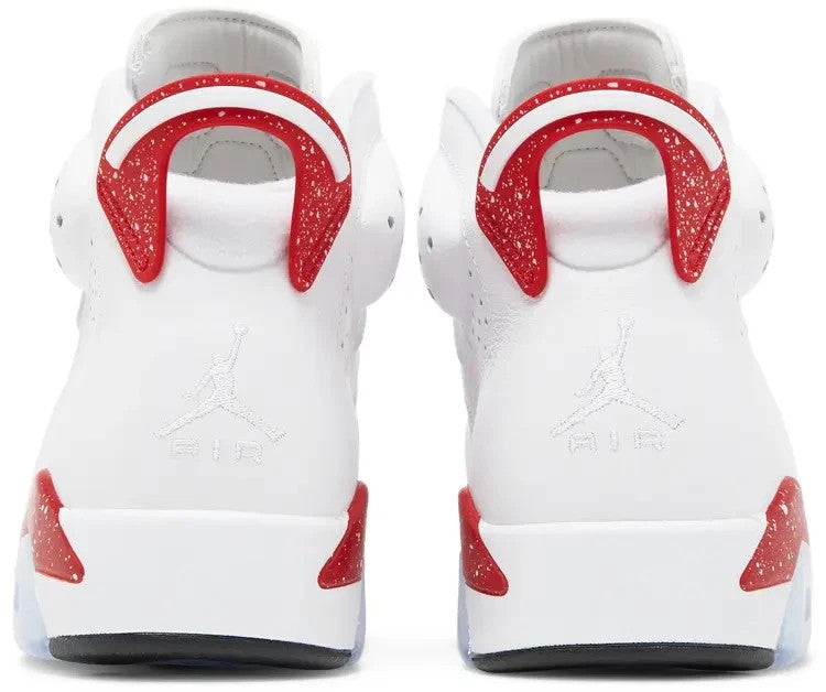 Nike Air Jordan Retro 6 White and University Red 2022 CT8529 162 Size 10.5