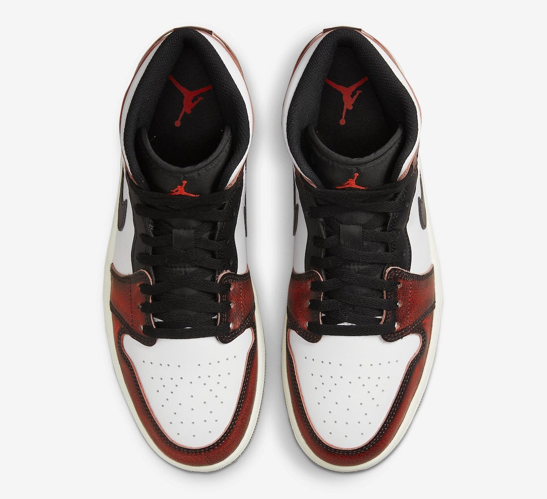 Nike Air Jordan 1 SE Mid Wear-Away dv9565 006 Size 9.5