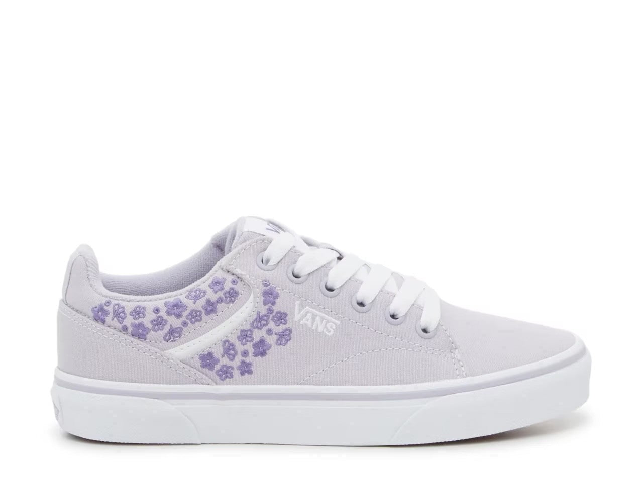 VANS Seldan Embroidered Flowers Eveni Canvas Women's Sneakers-Assorted Sizes