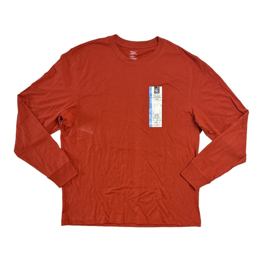 3 Pack Member's Mark Men Essential Classic Crewneck Long Sleeve Tee Spiced Cider