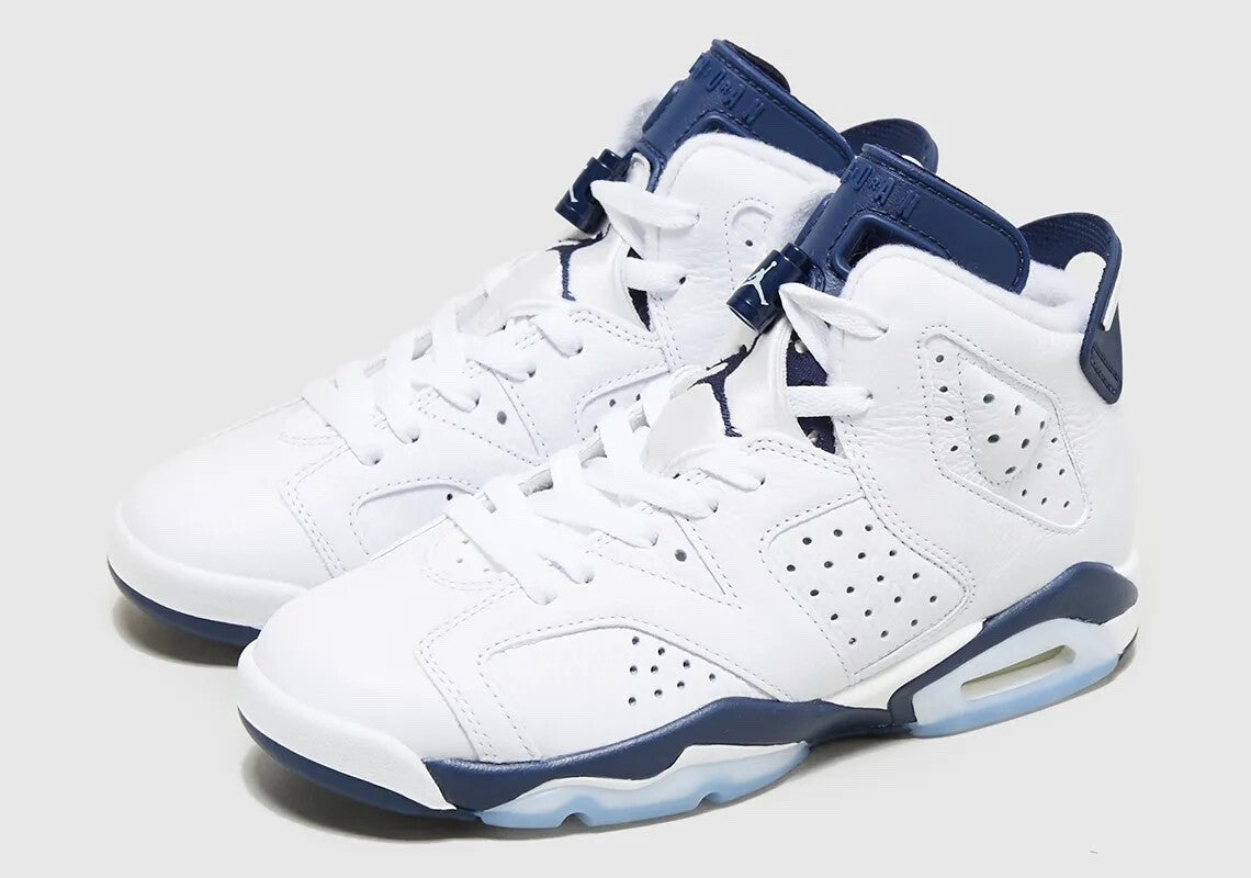 Nike Air Jordan 6 Retro Midnight Navy 384665 141 Size 6.5