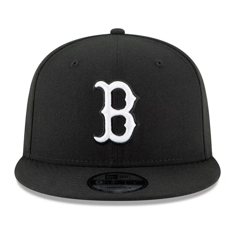 New Era Boston Redsox Black & White 9Fifty Snapback Adjustable Cap 11591077