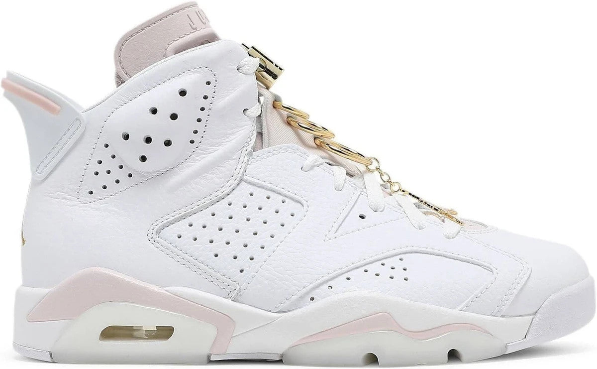 Air Jordan 6 Retro Gold Hoops DH9696 100 Size 11.5 WMNS/10 Mens