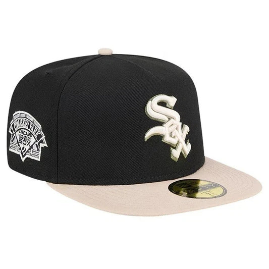 New Era 59Fifty A-Frame Black Chicago White Sox Grey Under Visor