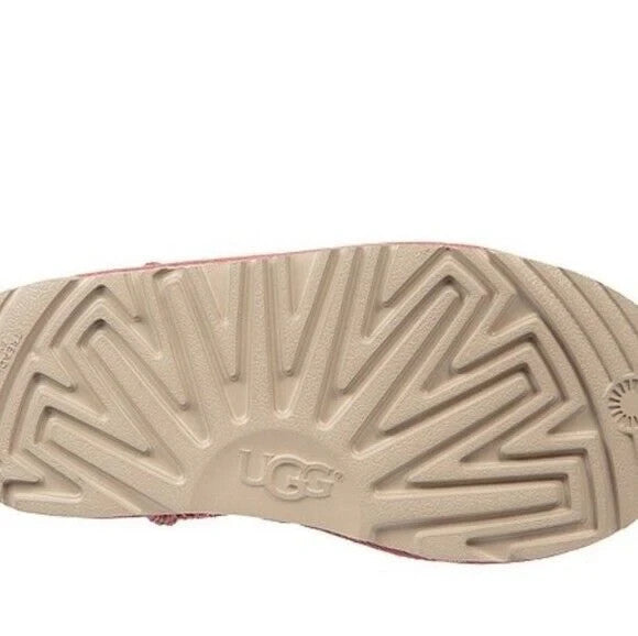 UGG CLASSIC SHORT II GLITTER PINK KIDS YOUTH BOOTS SIZE US 3/ UK 2