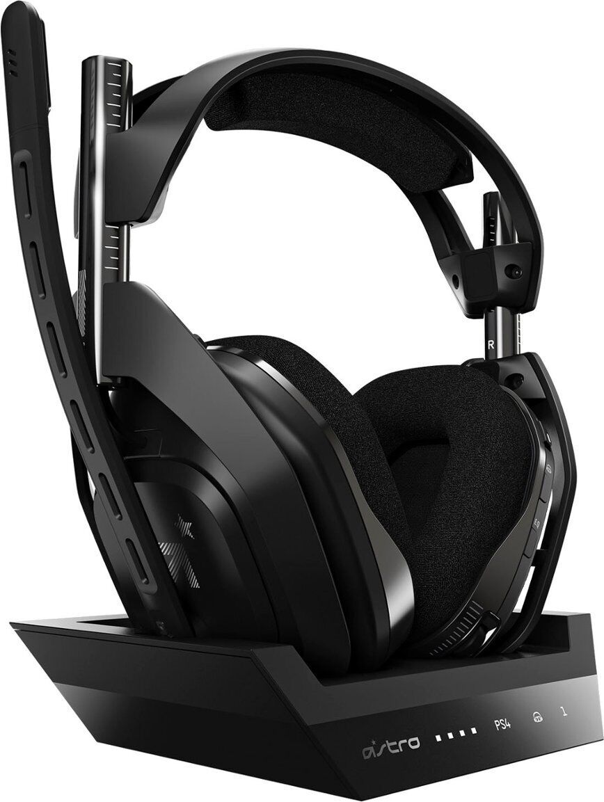 Astro Gaming A50 4th Gen Wireless Headset + Base Station PS5 PS4 PC MAC - Black