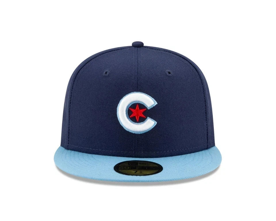New Era 59FIFTY Chicago Cubs MLB21 City Connect Blue Navy Fitted Hat