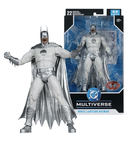 2026 McFarlane DC Multiverse White Lantern Batman Platinum Edition Chase IN HAND