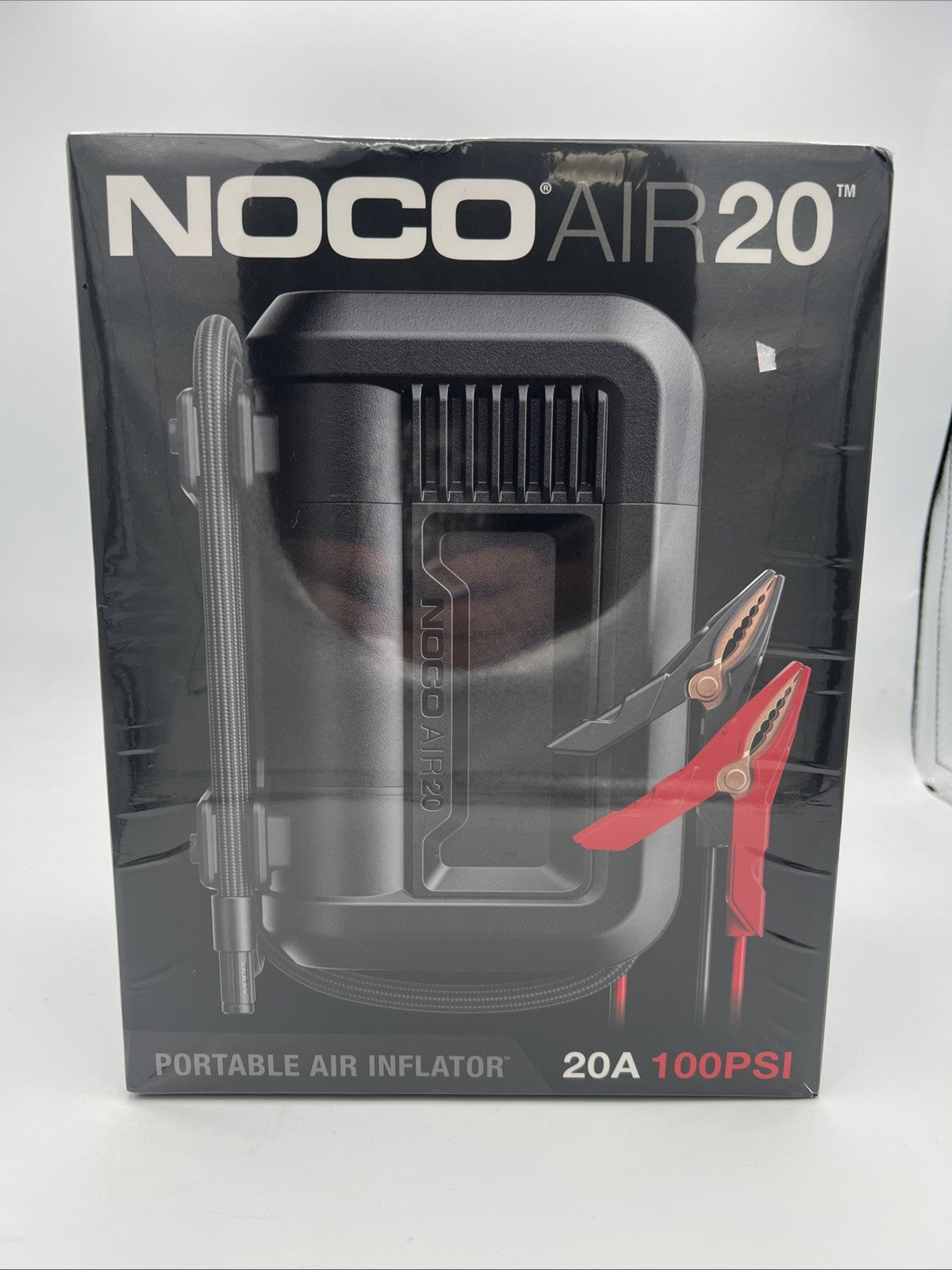 NOCO AIR20 UltraFast 20A 100 PSI 12V Portable Tire Inflator and Air Compressor