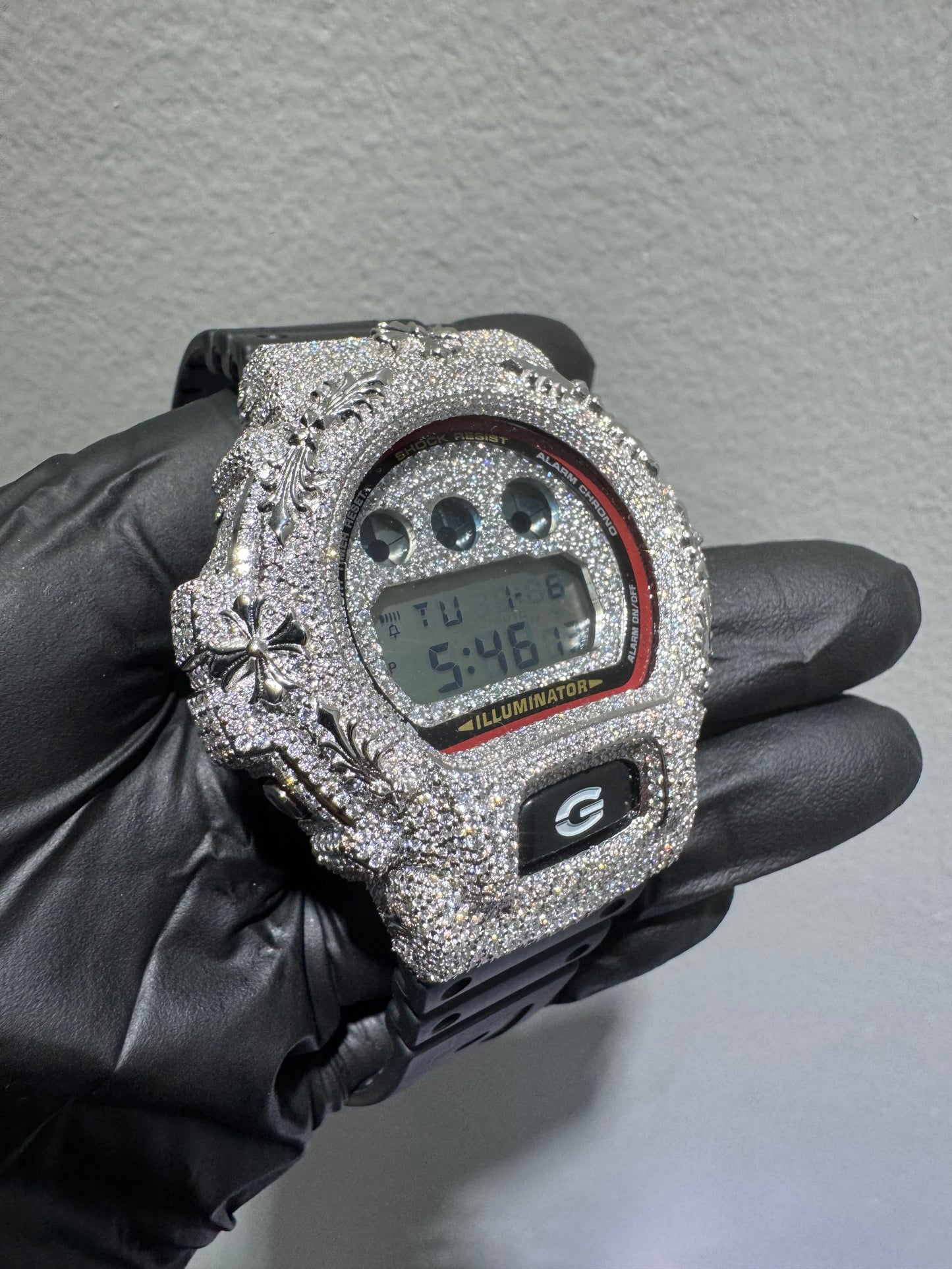 Buss Down Custom G-Shock Watch with Crosses