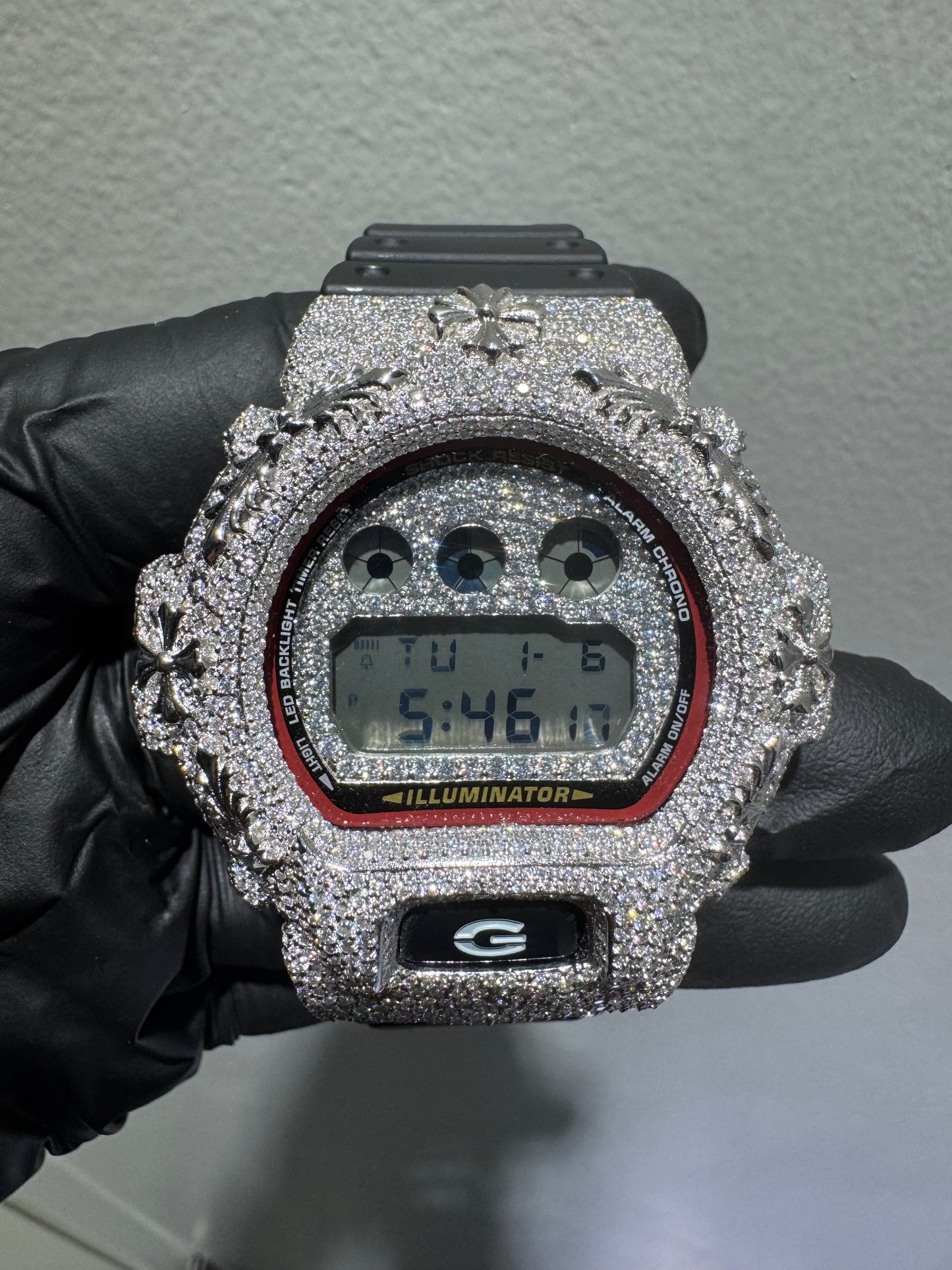 Buss Down Custom G-Shock Watch with Crosses