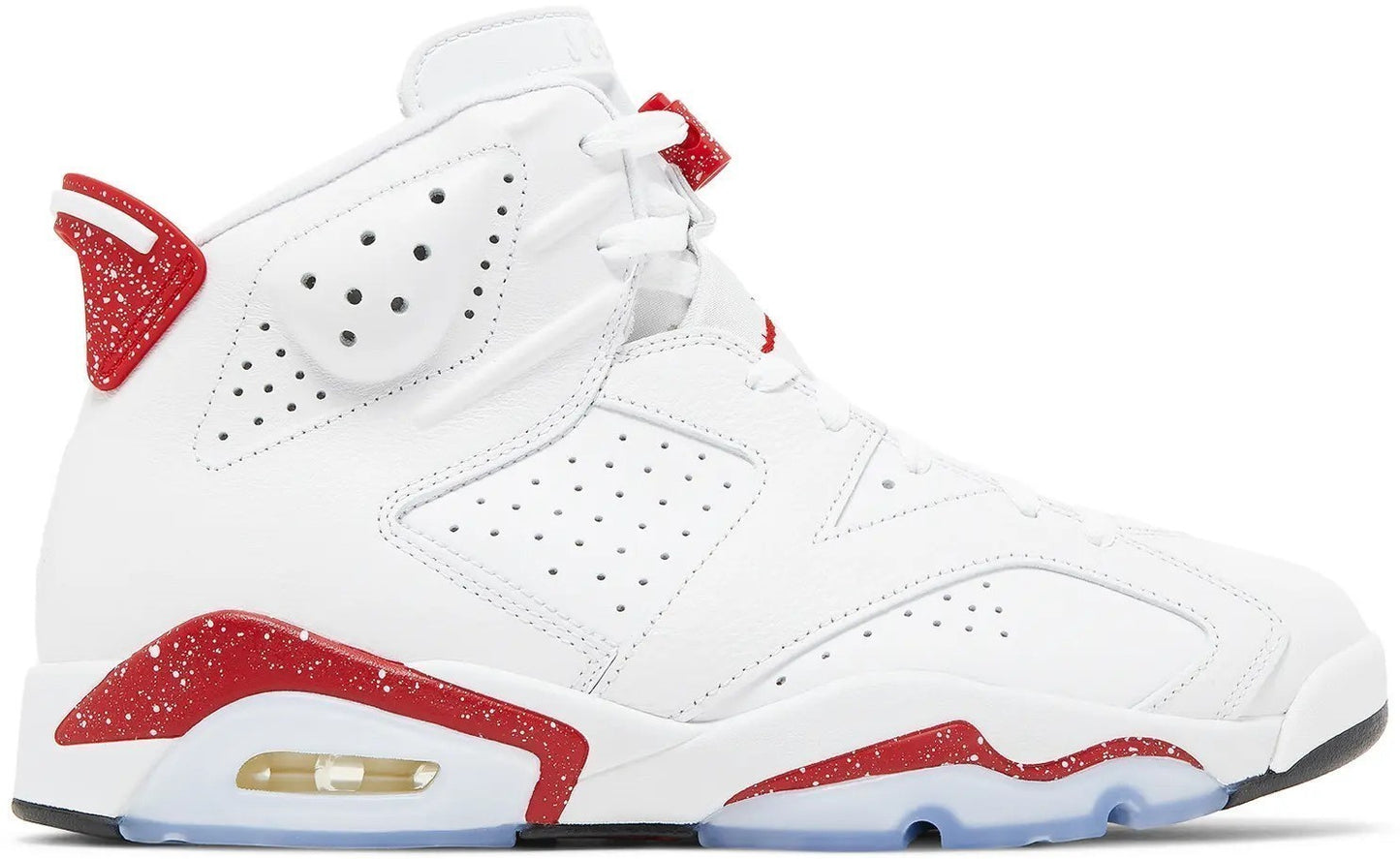 Nike Air Jordan Retro 6 White and University Red 2022 CT8529 162 Size 10.5